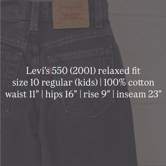 Levi’s 550 | youth size 10R - Picture 6 of 6